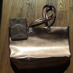 Brand new Tote & Mini Pouch: Bath and Body